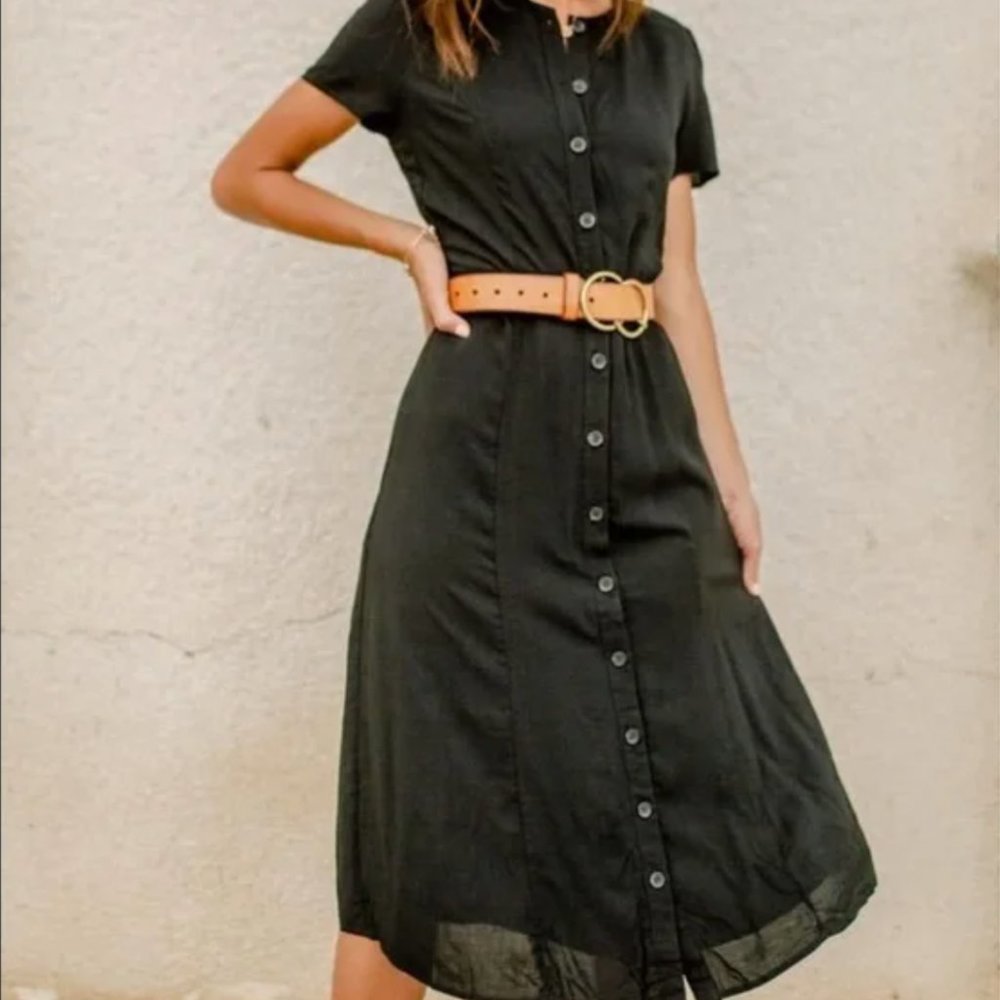 Black Bohme midi dress